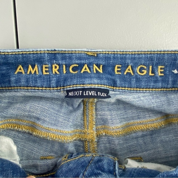 AEO Slim Straight Extreme Flex Blue Jeans Men's size 29W x 32L - Picture 6 of 15